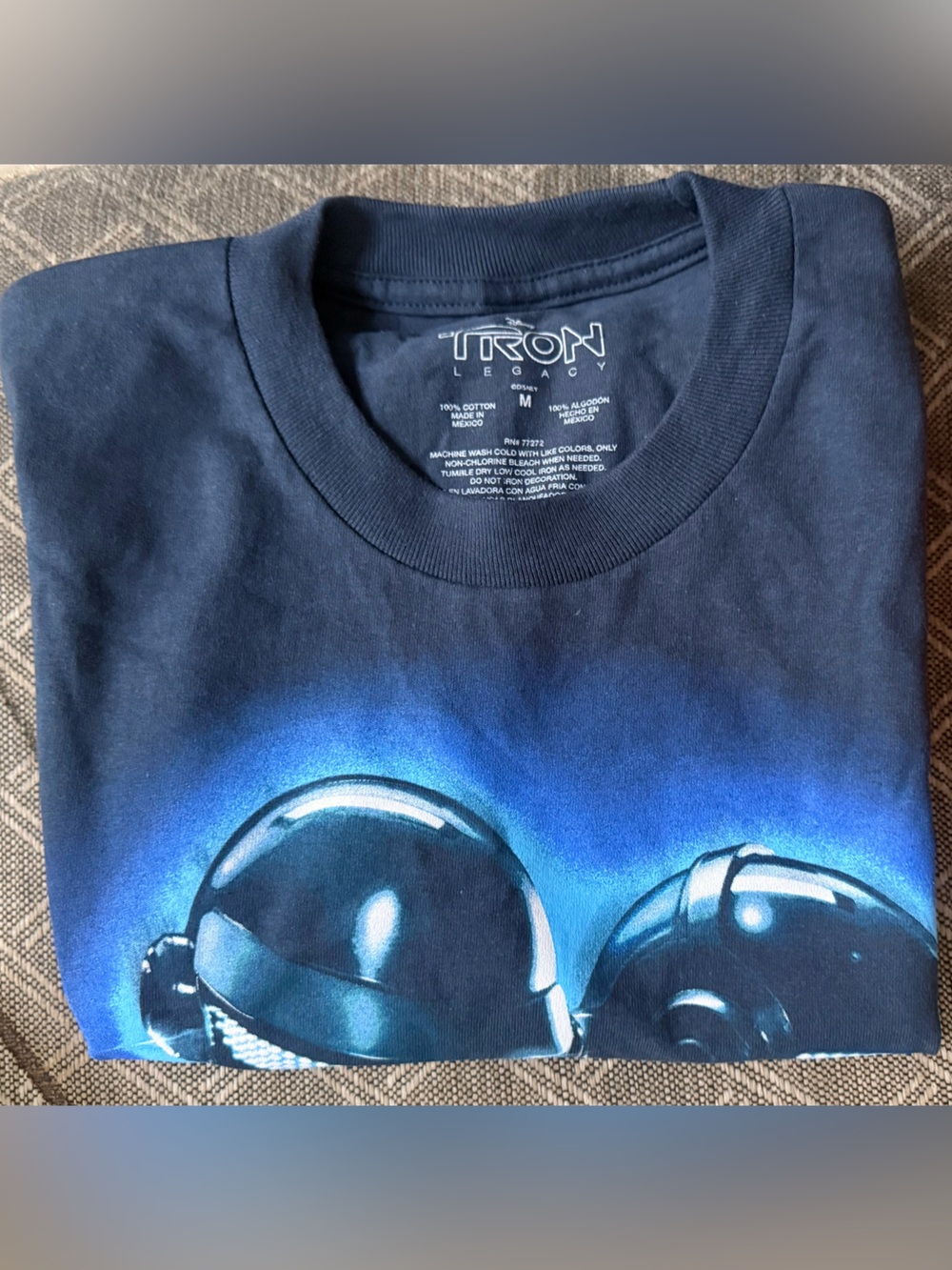 BRAND NEW Vintage 2010 Disney Tron Legacy Daft Punk Promo Tee